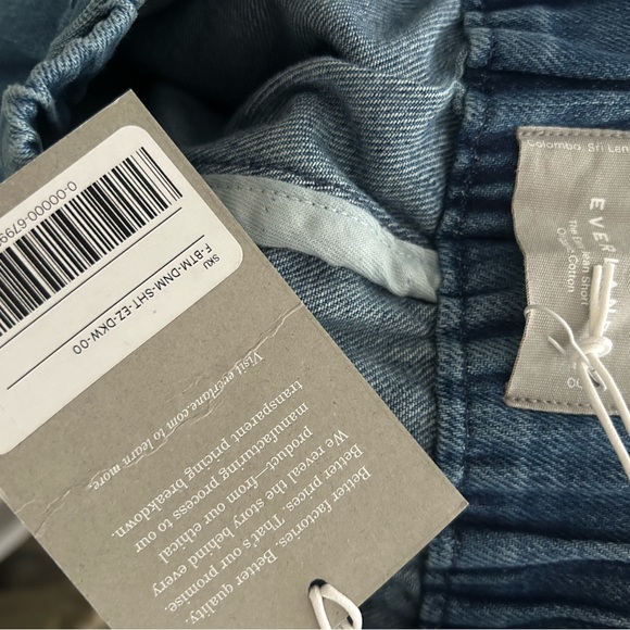 Everlane NWT The Easy Short size 00 - Picture 5 of 5